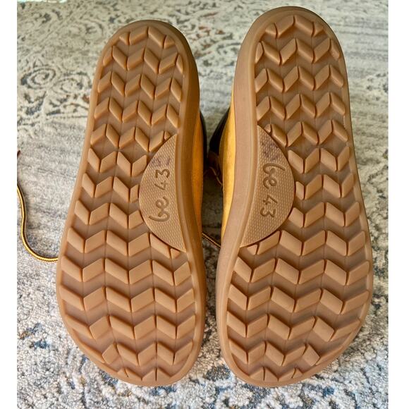 Mens Be Lenka Nevada NEO Barefoot Nubuck Leather Boots Mustard Size 10 - Picture 10 of 15